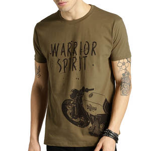 Camiseta de Hombre al por Mayor, 230GSM, Corte Holgado, Cuello Redondo, Transpirable, 100% Algodón Original, Logotipo Personalizado Impreso, Color Personalizado - Product Image 1