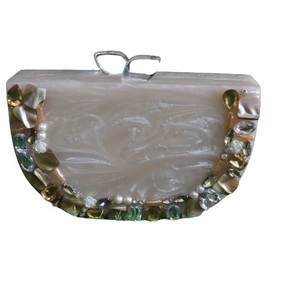 Sac à main en métal bohème pour femmes indiennes, sac de soirée élégant fait à la main, sac de shopping, sac de fête, chaînes en gros - Product Image 4