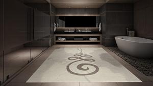 Conjunto de alfombra de lana anudada a mano de alta calidad Diseño de patrón abstracto - Product Image 5