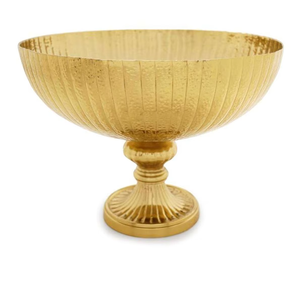 ชามโลหะตกแต่งพร้อมขาตั้งของตกแต่งบ้านที่หรูหรา - Product Image 1