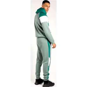 Vente en gros de sweats à capuche personnalisés, jogging uni décontracté, survêtements chauds et doux, ensembles de survêtements en polyester avec broderie de fitness pour hommes - Product Image 2