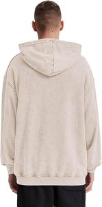 2025 hombres 100% algodón sudaderas con capucha de gran tamaño Vintage Sudadera con capucha parejas pulóver ácido lavado sudaderas con capucha para hombres Streetwear sudaderas - Product Image 5