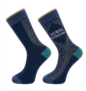 Best Quality Spandex/Polyester Heat-Transfer Printed <b>Winter</b> Outdoor Wear Men's Crew <b>Socks</b> OEM Service Customized Color & Design - Product Image 4