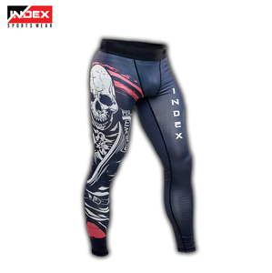 OEM Men's MMA Casual Sports <b>Leggings</b> Custom Design Sublimated Solid <b>Pattern</b> Elastic Waist Closure for Men <b>Women</b> Yoga <b>Leggings</b> - Product Image 2