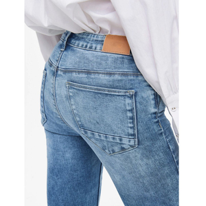 Pantalones Vaqueros de Mezclilla de Cintura Alta para Mujer, Corte Recto, Ajustados, Elásticos, Holgados, a la Moda, OEM 2025 - Product Image 6