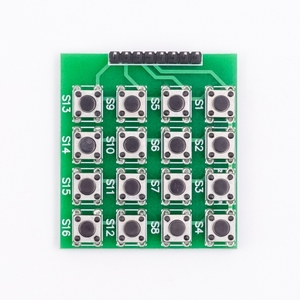 16 nút MCU <span class=keywords><strong>4x4</strong></span> ma trận 16 bàn phím Bàn phím mô-đun - Product Image 1