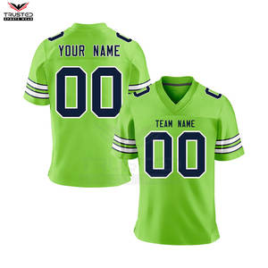 Maillot de football américain d'entraînement sur mesure fabriqué en usine maillot de football américain OEM avec logo personnalisé - Product Image 3