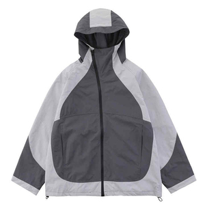 Veste coupe-vent personnalisée pour hommes, veste tricotée élastique respirante à demi fermeture éclair pour la saison d'hiver coupe ajustée, vente en gros - Product Image 1