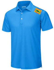 เสื้อโปโลผู้ชายคุณภาพสูง ผ้าโพลีเอสเตอร์ แห้งเร็ว เสื้อกอล์ฟ ระบายเหงื่อ ป้องกันรังสียูวี ยืดหยุ่น ผ้าเรียบ รับสกรีนโลโก้ - Product Image 3