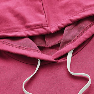 Top corto con capucha de talla grande y logotipo personalizado para mujer, sudaderas de punto de algodón de alta calidad con cremallera, venta al por mayor para invierno y otoño - Product Image 3