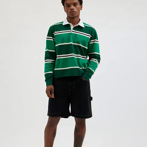 เสื้อโปโลแขนยาวผู้ชาย ราคาสุดคุ้ม ทันสมัย แห้งเร็ว ผ้าฝ้าย 100% รับผลิตแบบ OEM - Product Image 5