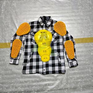 Faison and Safety <b>Flannel</b> Shirts Level 2 Pads Motorbike Wear Cotton Shirts With Different color for Motorcycles & Auto Racing - Product Image 5