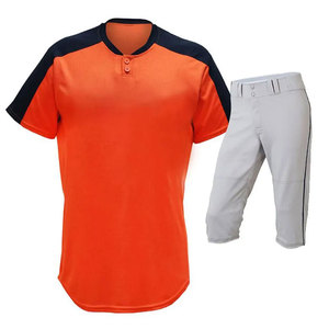 Conjunto de uniforme de béisbol unisex transpirable de equipo personalizado más vendido para hombres tamaño personalizado secado rápido nuevo estilo diseño de moda - Product Image 5