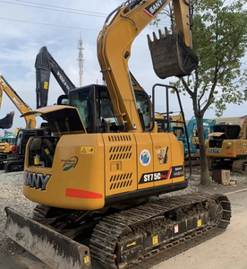 Excavadora Usada Sanys SY75C de Segunda Mano, Excavadora Hidráulica de 7.5 Toneladas, Maquinaria de Construcción con Certificación CE - Product Image 1