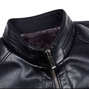 Chaqueta de cuero PU de calidad superior para hombre, recién llegado, diseño de moda, chaqueta de cuero de calidad superior recubierta de lona para hombre - Product Image 4