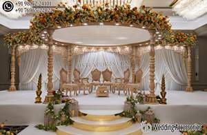 Decoración de escenario musulmán, conjunto de escenario de boda, Walima - Product Image 2