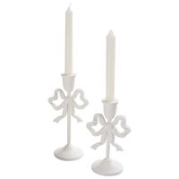 Bougeoirs modernes en métal avec nœud Centres de table décoratifs