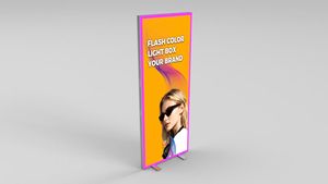 Cadre <span class=keywords><strong>en</strong></span> alliage d'aluminium <span class=keywords><strong>l</strong></span>éger, boîte à lumière LED, support d'affichage pour affiches, cadre à clipser, pour menu <span class=keywords><strong>de</strong></span> restaurant, tableau d'affichage - Product Image 4