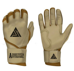 Gants de frappe de baseball personnalisés de haute qualité en cuir KIP pour droitier pour la position de receveur d'enfant - Product Image 1