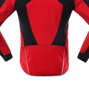 2023 usine personnalisé hommes à manches longues fermeture éclair polaire veste décontracté hiver toile tissu support pour vtt VTT équitation - Product Image 5