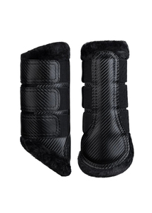 Bottes de brossage pour chevaux de qualité supérieure, fabriquées sur mesure au Pakistan, rembourrage protecteur absorbant les chocs pour le soutien des tendons et des jarrets - Product Image 4
