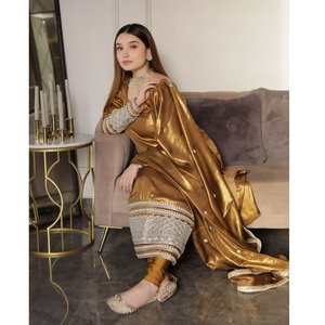 เป็นที่ต้องการสูงในปากีสถาน salwar kameez ที่มีความประณีตและสวมใส่สบายในราคาขายส่ง - Product Image 1