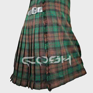 Premium Tartan Scottish Kilt Traditional Brown Watch Tartan Kilt With Dual <b>Buckle</b> <b>Straps</b>, Utility Kilts Supplier - Product Image 6