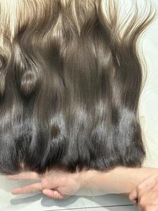 Venta al por mayor de pelucas de cabello humano de colores HD encaje frontal marrón púrpura colores vibrantes suave aspecto natural pelucas duraderas para mujeres - Product Image 3