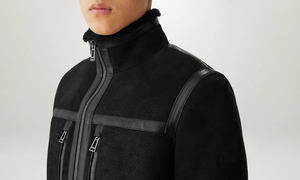 OEM Custom <b>Men's</b> <b>Suede</b> <b>Leather</b> <b>Jacket</b> Best Price Wholesale Lightweight Hooded Collar Pocket Decoration Pakistan Style for Winter - Product Image 3