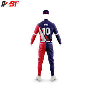 Dernière conception OEM vente en gros uniformes de baseball antibactériens à séchage rapide respirants sublimés personnalisés maillot de Offre Spéciale vierge à bas prix - Product Image 2