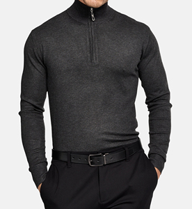 Sweatshirts en molleton de coton pour hommes de haute qualité 100% coton Design décontracté zippé avec motif solide ou imprimé pour l'hiver - Product Image 6