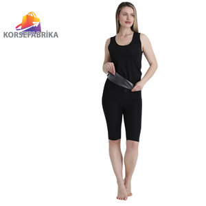 กางเกงขาสั้นตะขอ3ระดับสำหรับผู้หญิงชุดเสื้อกล้ามระบายความร้อนเหงื่อออกมากพอลิเมอร์คุณภาพสำหรับใช้ในบ้านผลิตจากไก่งวง - Product Image 5