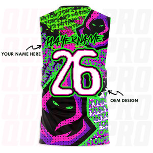 <b>Compression</b> 7v7 Custom Flag Football Jerseys Sublimation Fully Customize Any Logo Name Color 7v7 Sports Football Jersey - Product Image 4