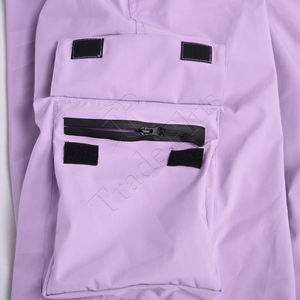 Venta al por mayor de ropa de calle de talla grande para mujer pantalones de esquí de snowboard impermeables a prueba de viento holgados pantalones cortavientos Cargo - Product Image 6