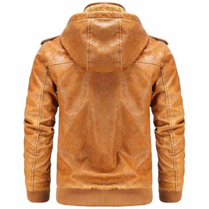 Chaquetas de moto de cuero profesional Venta al por mayor Mejor diseño 2025 Material de cuero Chaqueta de moto para hombres - Product Image 6