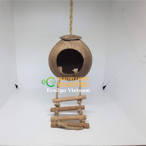 Handmade Eco Friendly Coconut Bird House/ Coconut House for Birds/ Coconut Shell Bird House From Eco2go Vietnam - Product Image 5