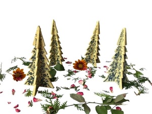Kashmir Handmade Christmas <b>Tree</b> <b>Stand</b> Accessories Eco-Friendly Paper Mache Ornaments for a Nature-Inspired <b>Tree</b> Decor - Product Image 6