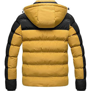 Chaqueta acolchada con capucha impermeable para hombre de estilo callejero de alta calidad invierno cálido transpirable de secado rápido personalizable de talla grande 5XL - Product Image 2