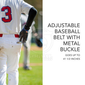 Cinturón de Béisbol de Color Sólido Hecho en Pakistán, Servicio OEM, Cinturón de Béisbol con Hebilla, MOQ Bajo - Product Image 4