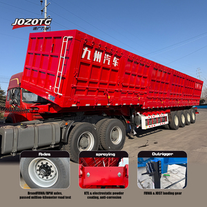 Semi-remorque <span class=keywords><strong>benne</strong></span> hydraulique de 100 <span class=keywords><strong>tonnes</strong></span> pour le transport de pierres de carrière et de marchandises lourdes en vrac – Approvisionnement direct usine en gros - Product Image 4
