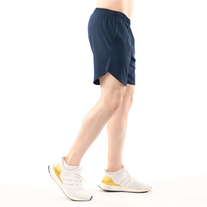 กางเกงขาสั้นผู้ชายผ้าสเตรช ออกกำลังกาย สไตล์เรียบง่าย ลำลอง ขายส่ง กางเกงขาสั้นผ้าฝ้ายเรียบ สำหรับฤดูร้อน ผู้ชาย ทรงหลวม สบายๆ ใส่ลำลอง - Product Image 4