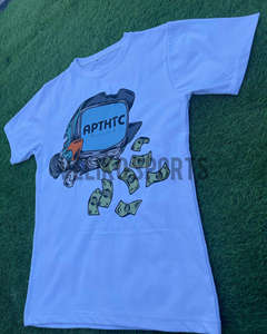 T-shirt pour homme en coton sur mesure de haute qualité, coupe classique, 260 grammes, poids lourd, respirant, écologique, séchage rapide, manches courtes - Product Image 3