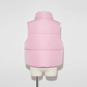 Gilet matelassé sans manches fin en nylon 2026 pour homme, coupe-vent respirant, grande taille, logo frontal, veste d'hiver - Product Image 5