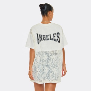 เสื้อฟุตบอลสีขาวแบบตาข่ายด้านหลังออกแบบได้เองเดรสสโมสรเซ็กซี่ระบายอากาศได้ดีเสื้อฟุตบอลสีขาวเย็บปะติดปะต่อกัน Y2K - Product Image 4