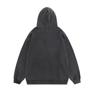 Haute qualité hommes 100% coton sweats à capuche manches longues et col à capuche mode décontractée meilleur prix pour la vente d'hiver en ligne - Product Image 5