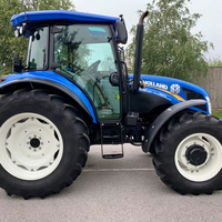 Tracteur d'occasion/d'occasion/neuf 4X4 New Holland avec chargeur et équipement agricole à vendre machines agricoles