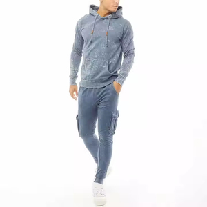 Sweat à capuche pour homme en coton 100% de qualité supérieure, lavage à l'acide, broderie 3D, coupe ample, très respirant, vente en gros - Product Image 5