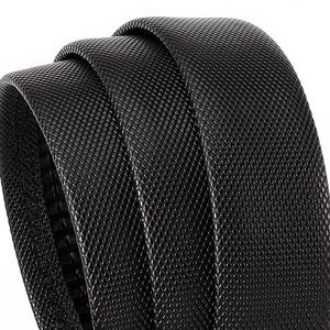 Ceinture en cuir véritable pour homme, logo personnalisé, boucle en acier durable de haute qualité, design classique moderne, imperméable et respirante - Product Image 3