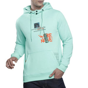 Sweats à capuche personnalisés pour hommes New Style Street Wear vêtements d'hiver Offre Spéciale 100% coton numérique teint uni brodé - Product Image 2