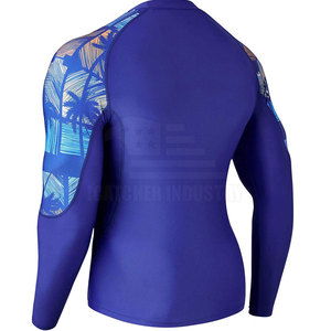 ชุดป้องกันผื่นสำหรับผู้ชายเสื้อออกกำลังกายแขนยาวดีไซน์ใหม่ - Product Image 3